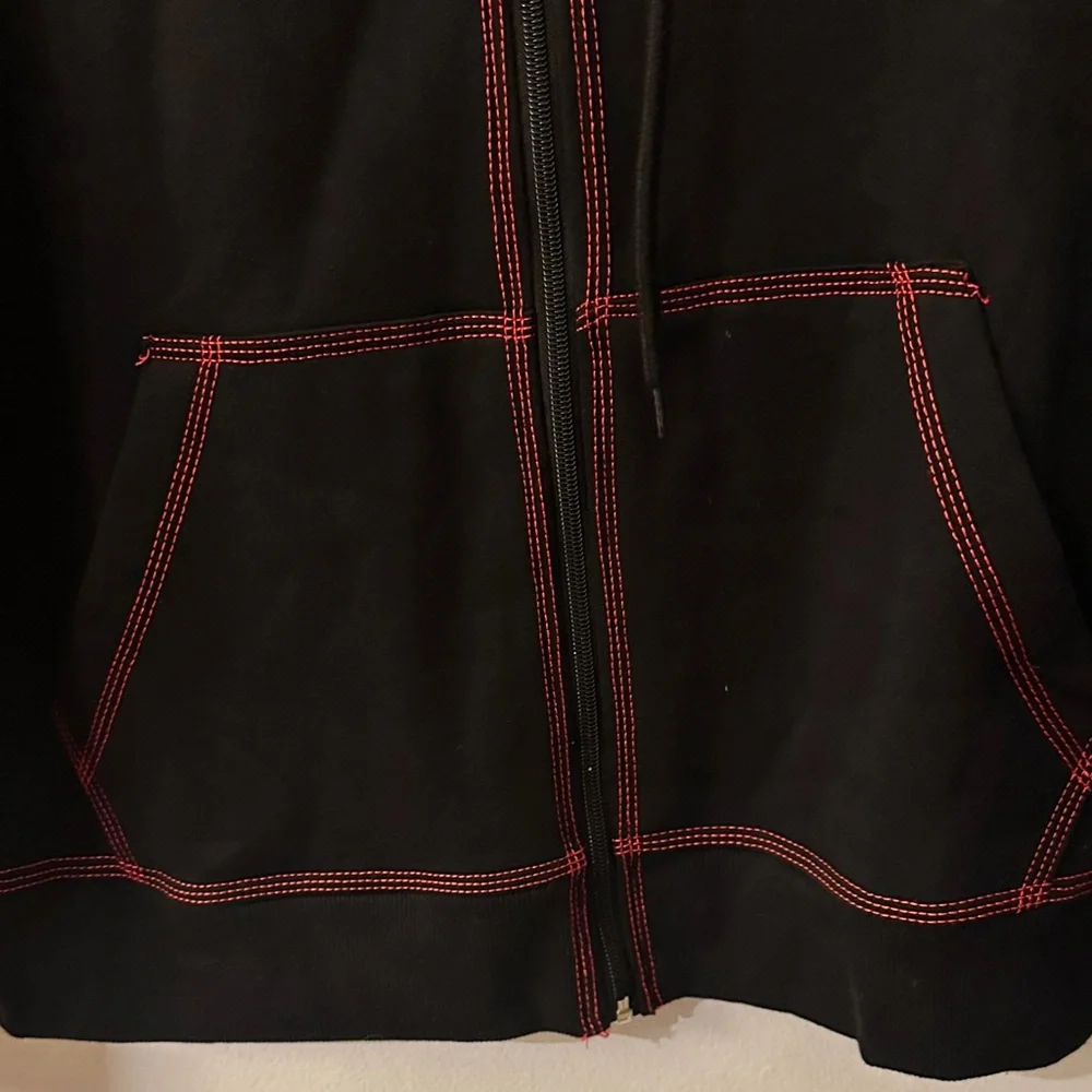 True Religion Black and Red Men's Sweater
